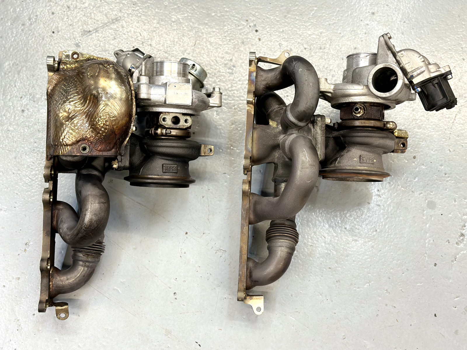 McLaren 570 GT4 turbochargers 13F0546CP 13F0545CP Left+Right OEM used