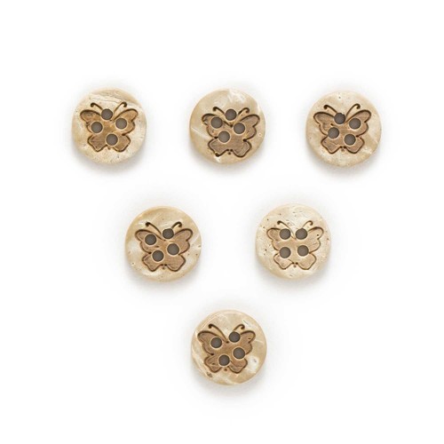Round Coconut Shell Buttons Sewing Scrapbooking Clothing Craft Accessories 30Pcs - Picture 35 of 41