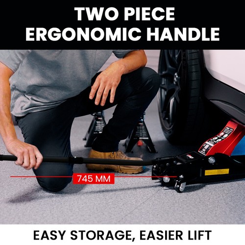 T-REX 1700KG Hydraulic Trolley Floor Jack Low Profile Floor Height Garage Trolly - Picture 8 of 11