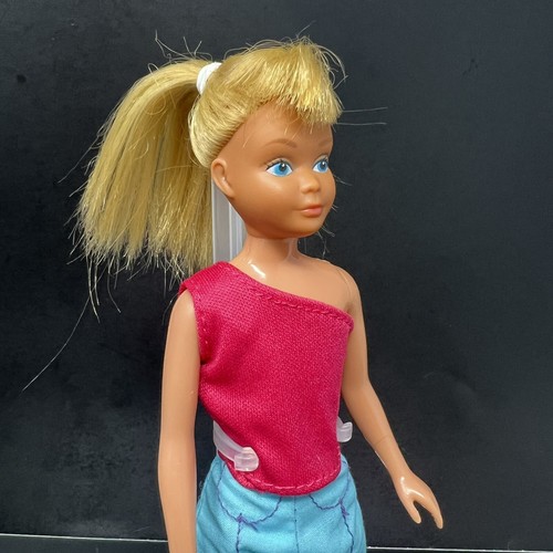 Barbie Malibu Skipper Doll Vintage Mattel 1967 blonde hair blue eyes - Picture 4 of 18
