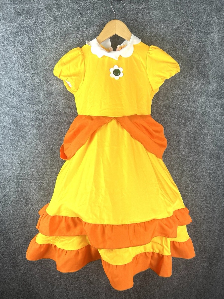 open lace back dress Plus Size Sexy Womans Halloween Costume Nintendo Video Game Princess Peach  Halloween Mini Dress And Crown Costume Set Super Mario Luigi Mushroom