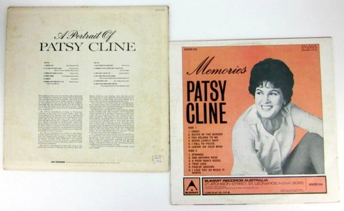 2 x PATSY CLINE BULK LOT OF TWO LPs - A PORTRAIT OF & MEMORIES Vinyl Record - Picture 3 of 10