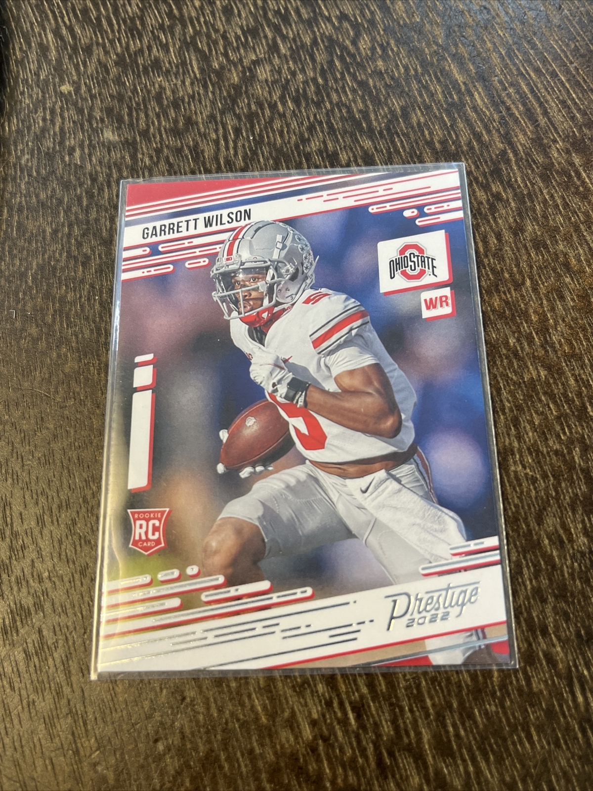 2022 Chronicles Draft Picks GARRETT WILSON #7 Prestige Rookie RC Ohio State Jets