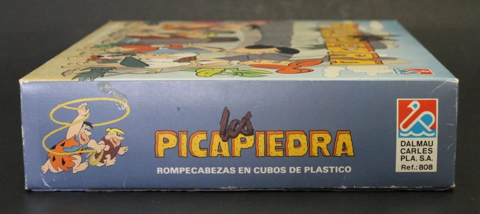 1980's Hanna-Barbera THE FLINTSTONES CUBES PUZZLE Very Good Cond & VHTF Dalmau - Image 4 of 4