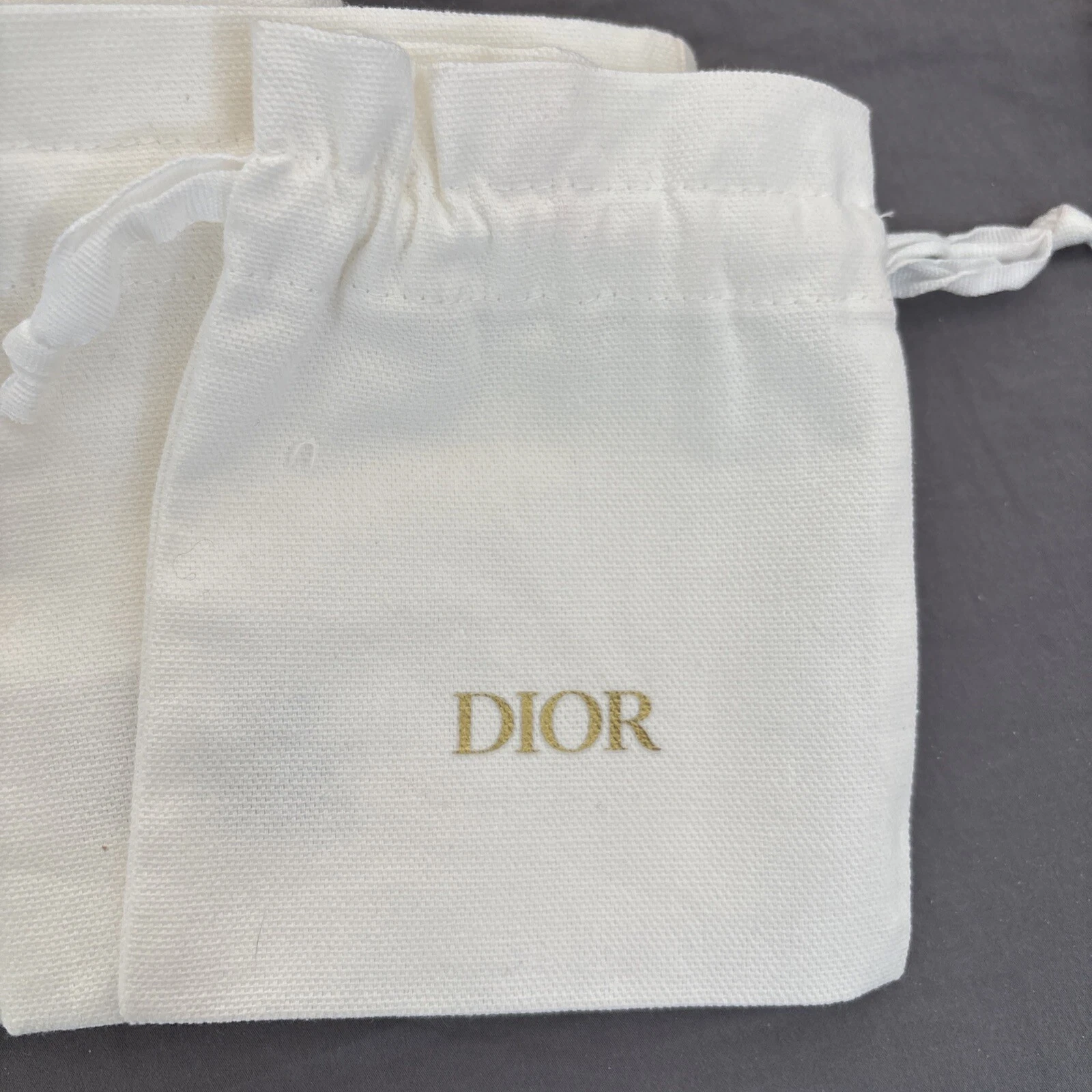 7xDior Bijoux Sac à poussière pochette cosmétique NEUF