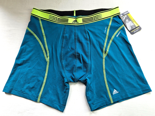 Adidas Men's Boxer Briefs L 36-38 Blue Green Gray Performance Climacool Flex 360 - Picture 7 of 35