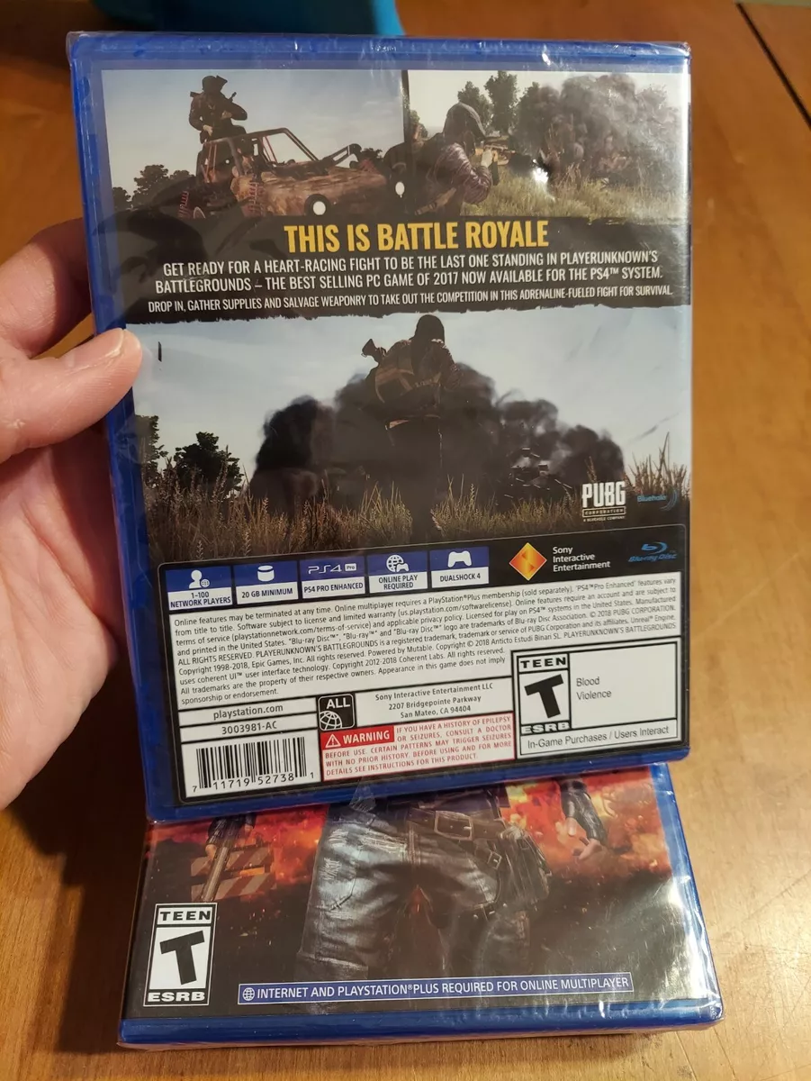 landing Mob kløft PS4 Playstation 4 Playerunknown&#039;s Battlegrounds PUBG NEW READ PHYSICAL  DISC 711719527381 | eBay