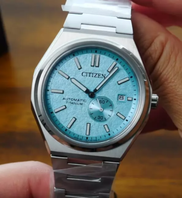 Citizen Zenshin Automatic Titanium Sapphire Green Dial Men's Watch