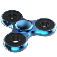 3x Metal Fidget Spinner Toy Stainless Steel Tri Hand Spinning Edc Aluminum Blue on sale 3x Metal Fidget Spinner Toy Stainless Steel Tri Hand Spinning Edc Aluminum Blue on sale