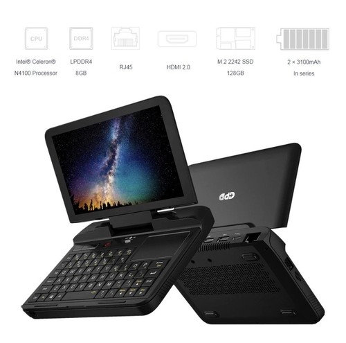 GPD Micro PC 256GB Windows 10 Portable 8GB RAM 256GB SSD Pocket Laptop Computer - Picture 7 of 11