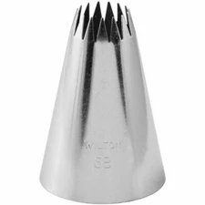 (2-PACK) WILTON 418-6600 #6B OPEN STAR TIP *D8