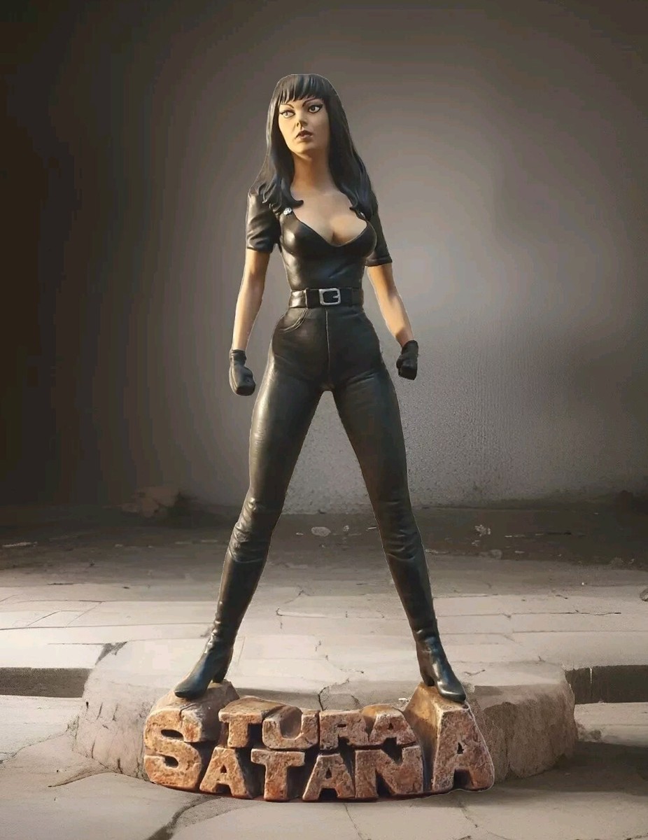 Tura Satana Statue #1 Artist's Proof + 3x Signed 8x10 Faster