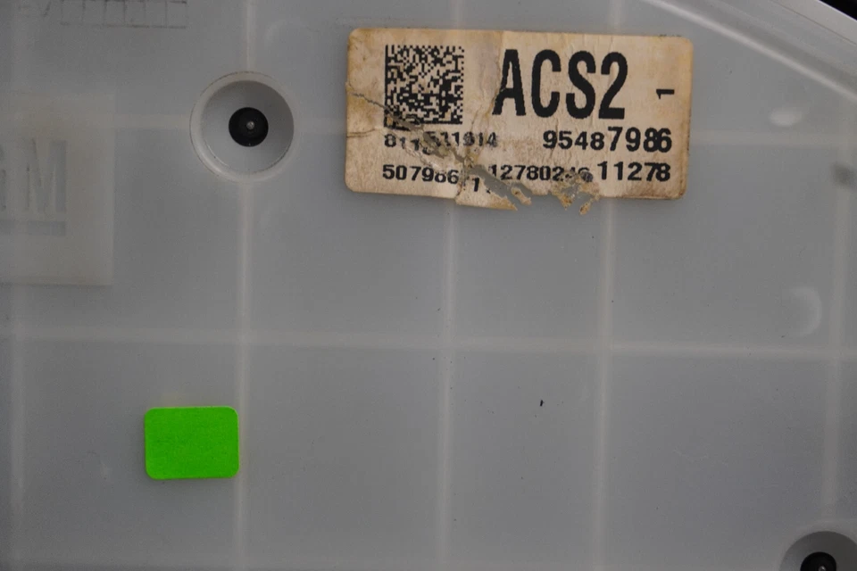 Chevrolet Cruze 2012 velocímetro calibre clúster fabricante de equipos originales 87 k millas 95487986 Foto 3 de 3