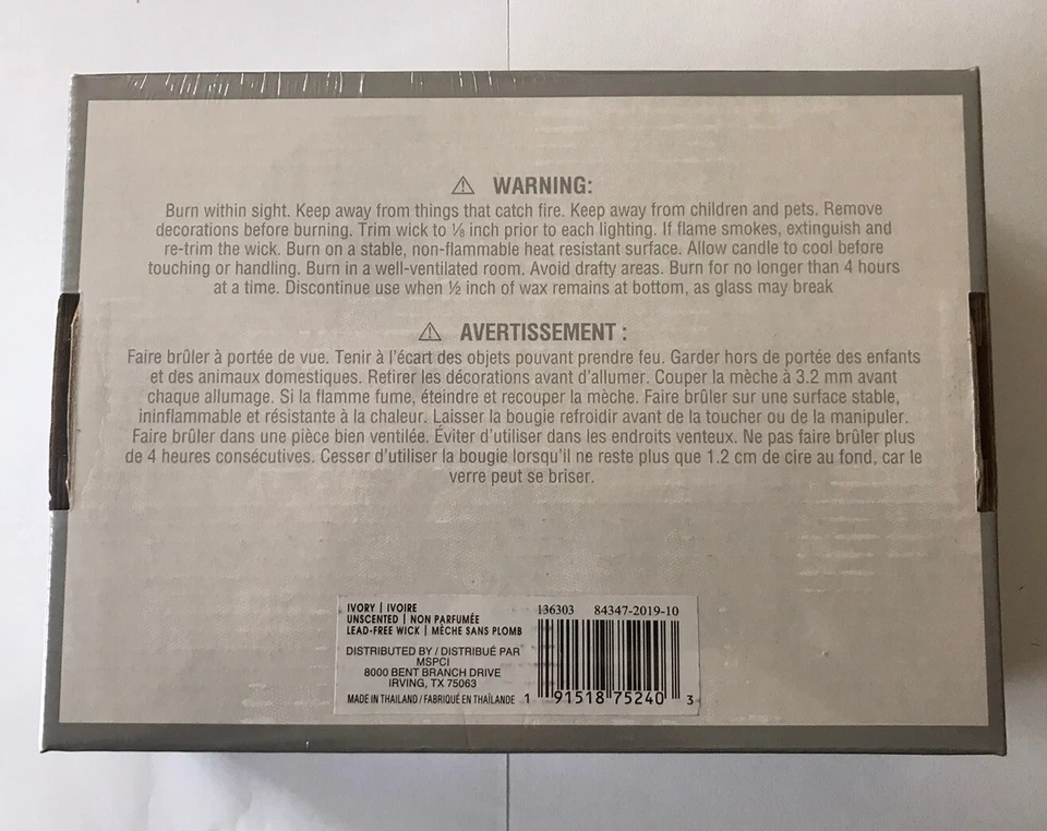 Nuevo, Votivos de Vidrio Relleno de Ashland, Marfil, Velas Vidrio Transparente Sin Perfume 12 Foto 3 de 3