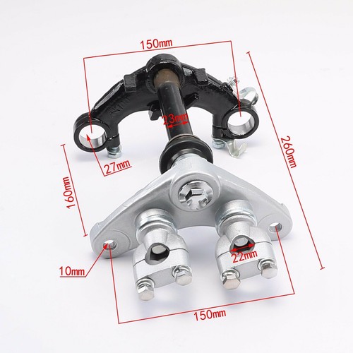 520mm Front Fork 7/8" Handlebars kit 2.50-10 Wheel Tire Trail Dirt Bike 50cc CRF - Picture 15 of 15