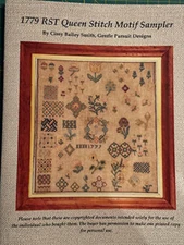 1779 RST Queen Stitch Motif Sampler~Gentle Pursuit Designs
