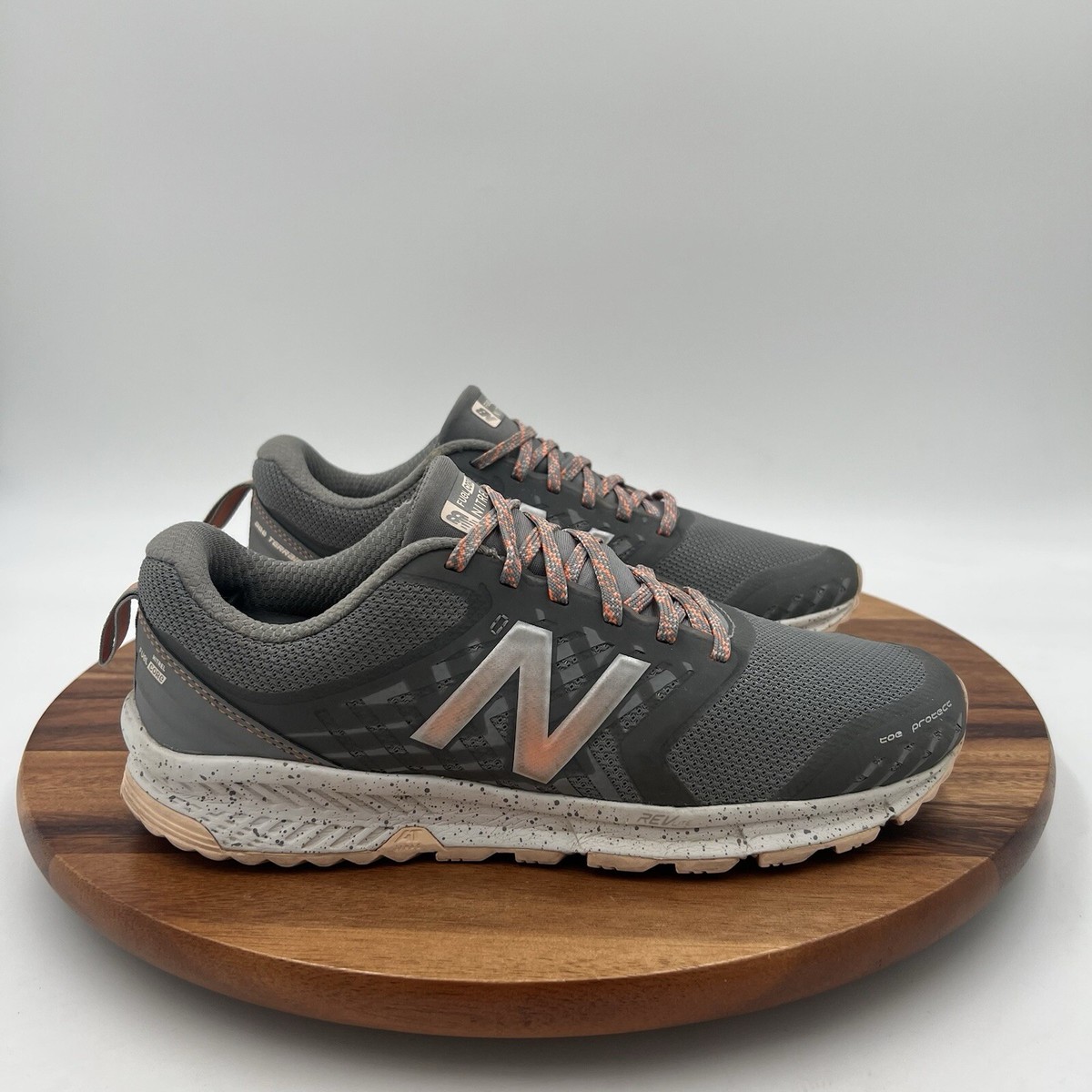 Size New Balance Womens Fuelcore Nitrel V1 WTNTRCS1 Gray Trail Running  Shoes