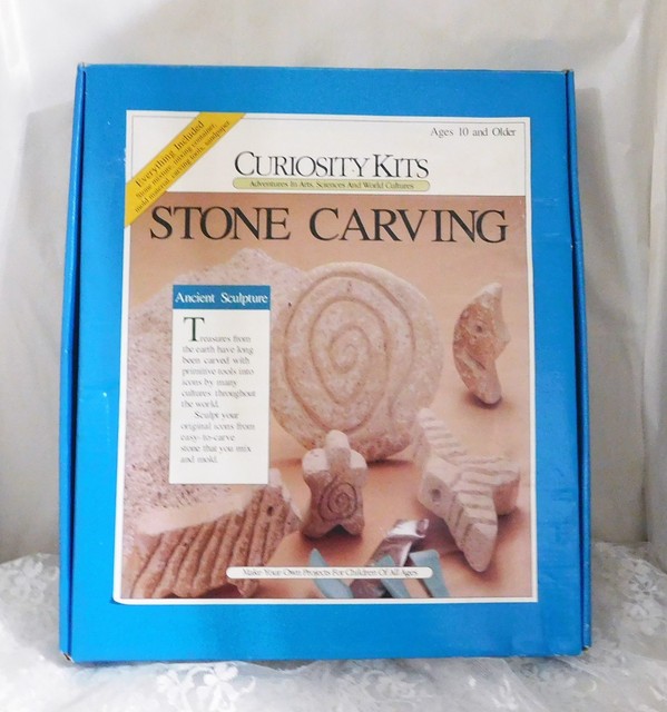 CURIOSITY KITS Stone Carving Kit Mold & Sculpt Your Own Original