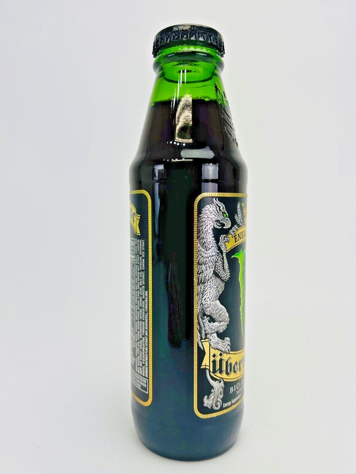 Monster UBERMONSTER 16.9oz GLASS BOTTLE UNOPENED INTACT &mdash; Rare!