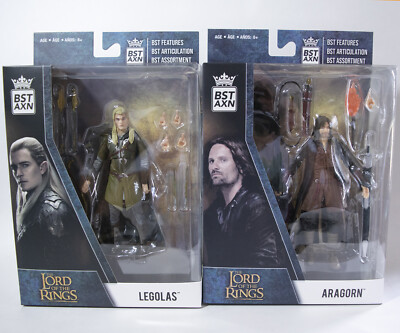 5'' LEGOLAS & ARAGORN Action Figure Lot BST AXN Loyal Subjects Lord of the Rings