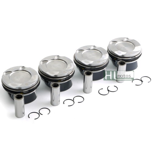 STD 4pcs Pistons & Rings Φ84mm Φ22mm / 10:1 for 2.0T BMW 328i 428i X3 X4 N20B20A - Picture 2 of 5