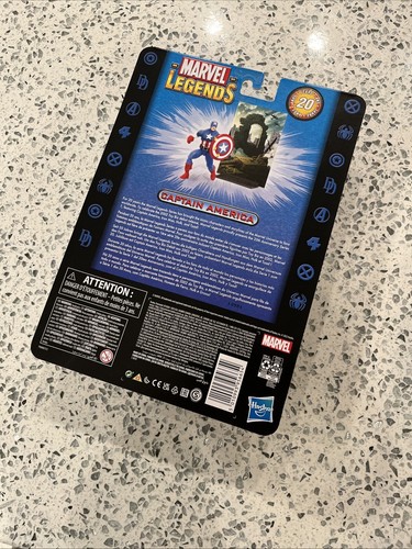 Marvel Legends Series 1 20 Years Captain America New Factory Sealed Hasbro - Picture 14 of 16