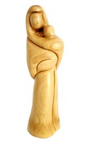 Schutzengel Engel 15 Cm Holzfigur Weihnachtsengel Engelsfigur Olivenholz