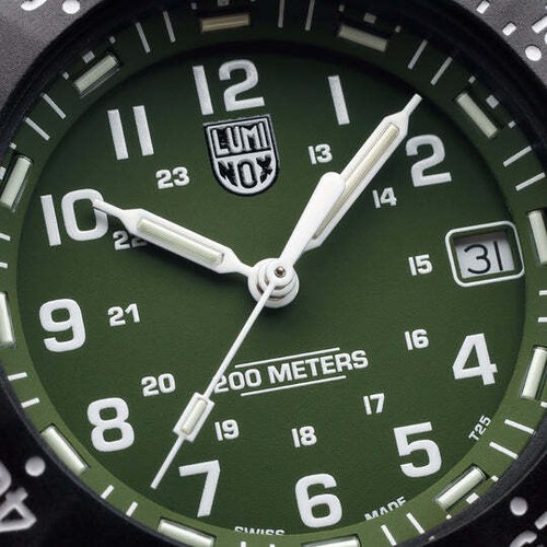 Nuevo reloj para hombre Luminox Navy SEAL esfera verde banda de goma XS.3013.EVO.S - Imagen 6 de 10