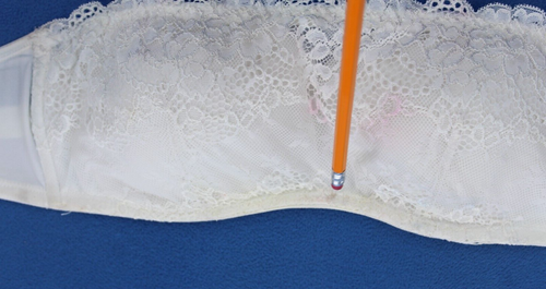 Maidenform 08425 Sweet Nothings Underwire Lined Strapless Bra Size 36B #E5762 - Picture 4 of 6