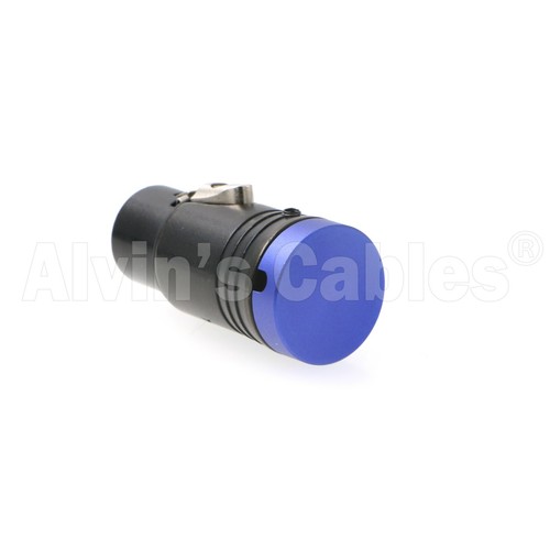 Low-Profile XLR 3-poliger Buchse Original Connector für Audiogeräte Blau - Bild 7 von 15