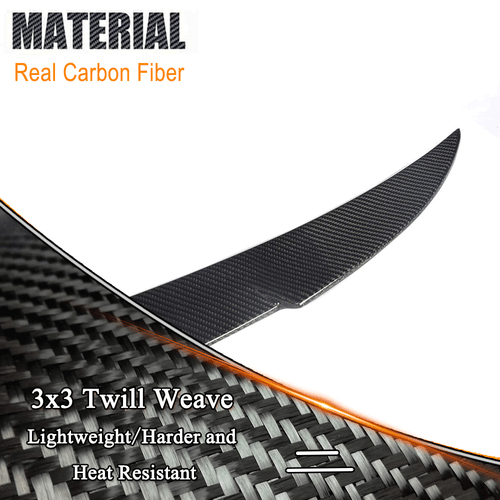 Für Maserati Ghibli M157 SQ4 2014-20 Carbon Heckspoiler Spoiler Heckflügel Lippe - Bild 9 von 12