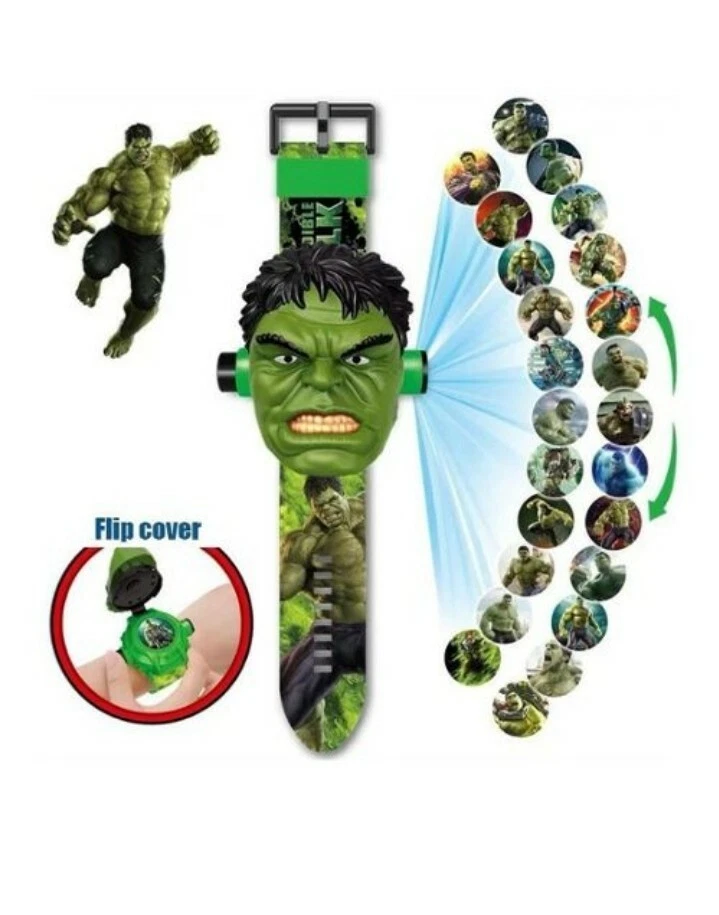 Montre Enfant hulk avengers Projecteur De 20 Images Jouet Enfant