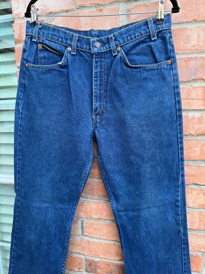 Vintage Levis 517 Bootcut Blue Denim Made USA 80s Jeans