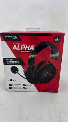 HyperX Cloud Alpha Wireless DTS Headphone - Black