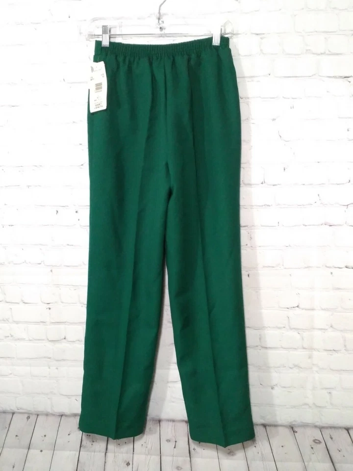Vintage Donnkenny Pull On Short Length Pants Women’s Sz 10 Chestnut & Hunter NWT - Image 3 of 4
