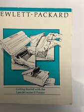 HEWLETT PACKARD GETTING STARTED WITH LASERJET 2 PRINTER MANUAL VINTAGE