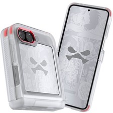 Z Flip 6 Case Clear Phone Cover with Stand and Hinge Protection | Ghostek COVERT