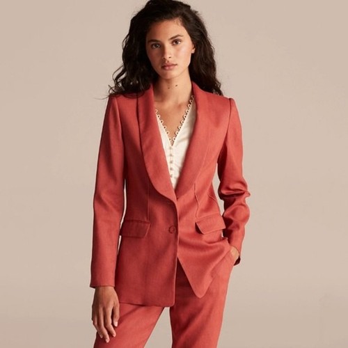 NWT Rebecca Taylor Linen Suit Jacket In 
