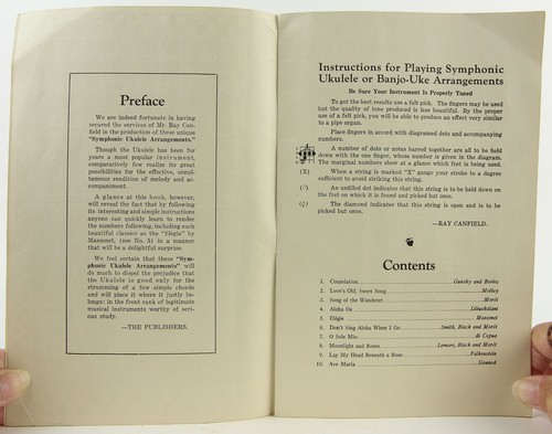 Ray Canfield's Symphonic Ukulele Arrangements "You Play the Melody" 1927 Vol 1 - Imagen 4 de 6