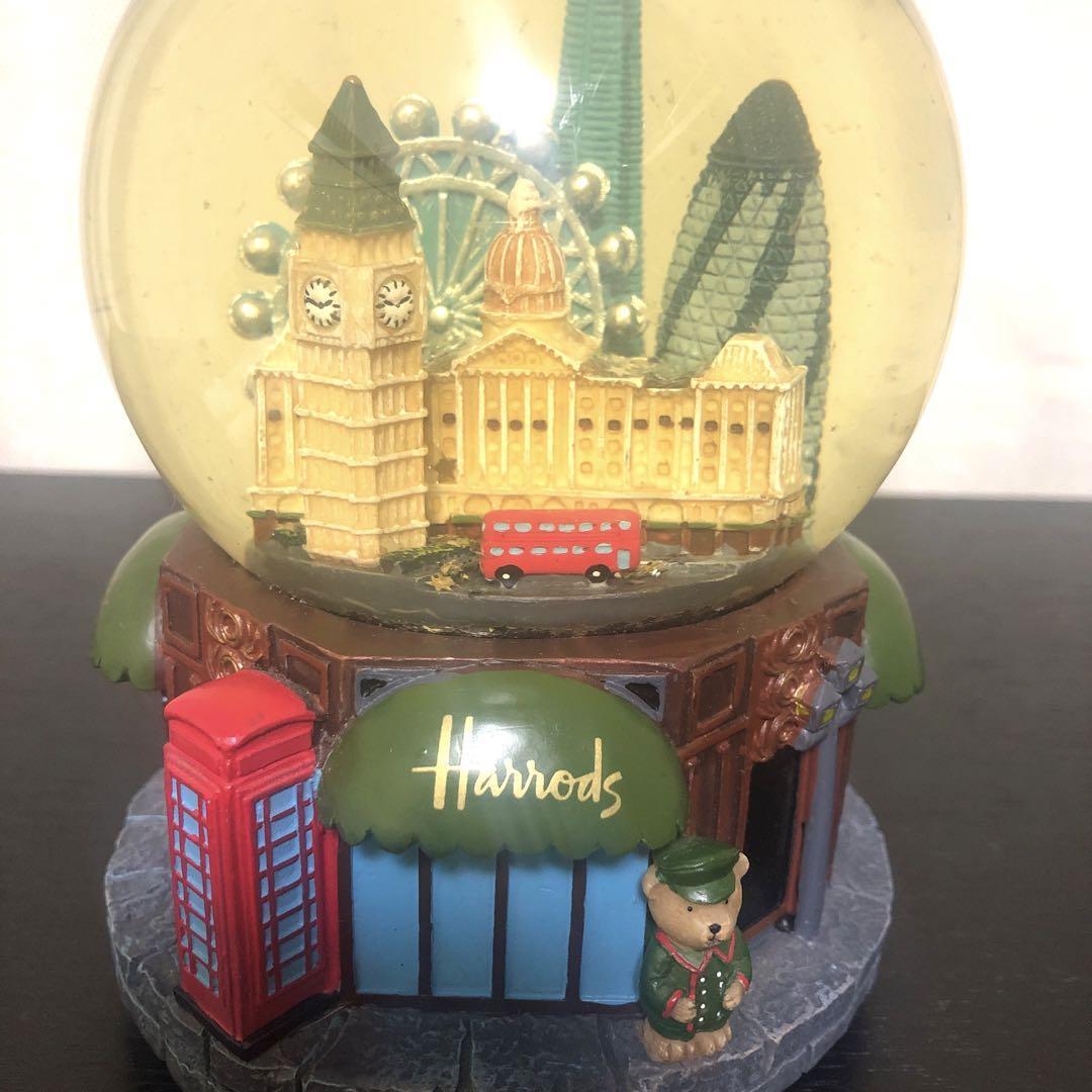 Harrods Snow Globe With Music Box eBay
