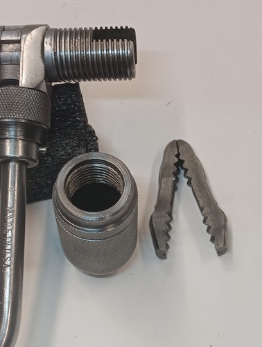 VINTAGE BRACE BIT STRUMENTO MANUALE MADE IN U.S.A. BUONE CONDIZIONI CON 2 BIT. - Foto 9 di 11