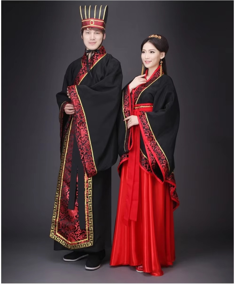 Ropa antigua china Hanfu traje de disfraces para hombres y mujeres adultos Halloween