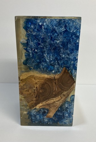 Made Goods~ Hazlett Rectangle ~ 4” x 4” x 8” ~Decorative Resin Rectangle - Picture 2 of 6