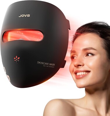 JOVS Red Light Therapy for Face, Wireless LED Light Therapy Beauty Device for Fa