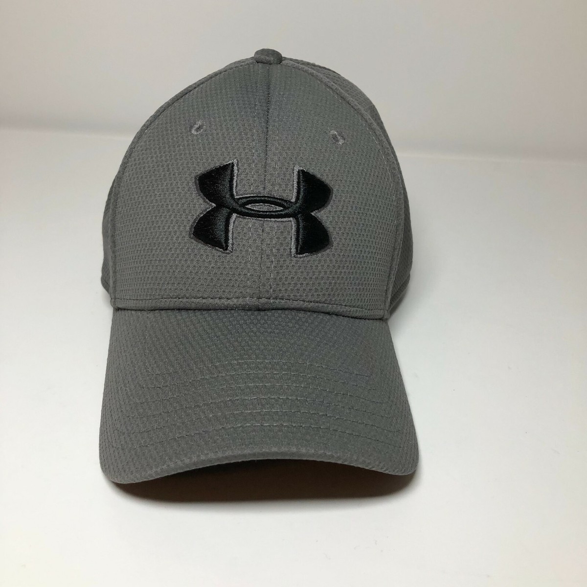 Grey Under Armor Baseball Cap with Patented Size Adjustment-LG/XL