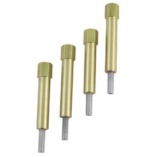 CV Carb Brass Extended Float Bowl Screws Harley Sportster Dyna Softail USA MADE