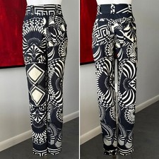 GIANNI VERSACE denim pants Optical print size IT 46 from S/S 1992