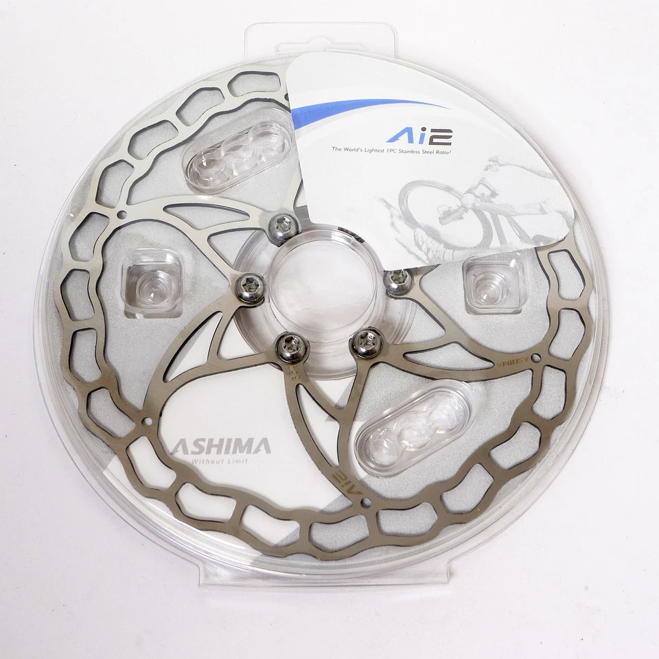 mr-ride The World's Lightest - Rotor de 2 discos ASHIMA Ai2 Ai 160 mm 73 g - 2 piezas Foto 2 de 4