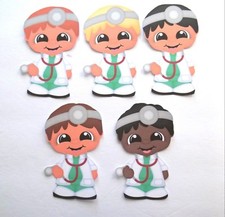3D Pick New10 Doctor Nurse Girls Cross African Am Card Scrapbook Embellishment