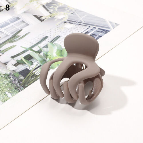 Hair Accessories Frosted Jelly Color Crab Hair Clip Morandi Acrylic Barrettes - Picture 18 of 23